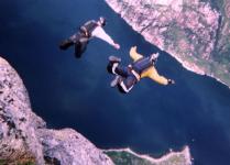 Al and Rich jumping from exit point #6