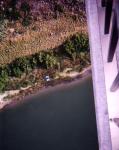 Me landing after jumping from the bridge